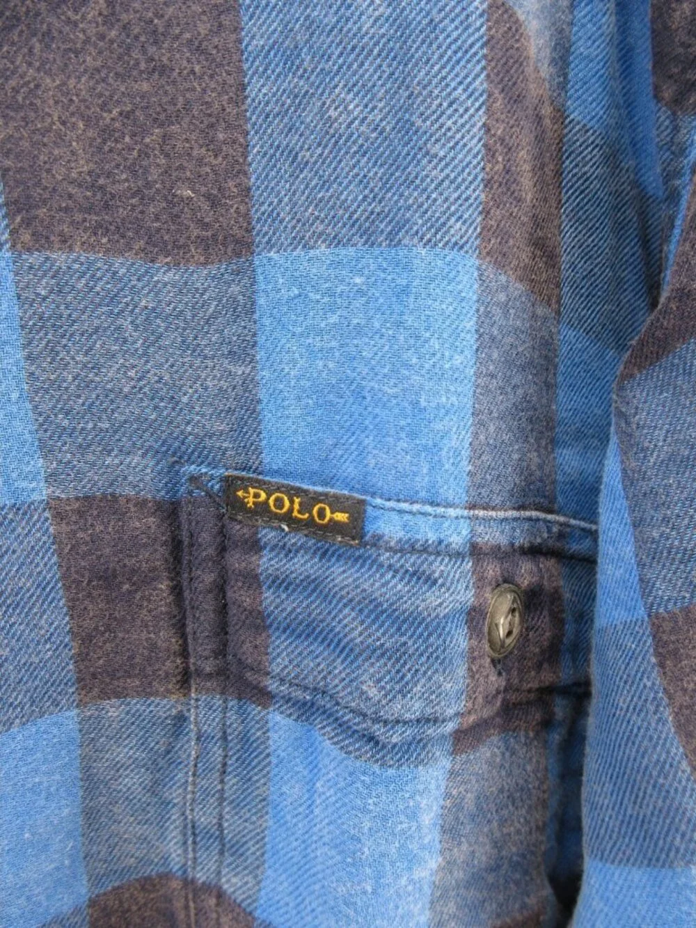 Polo Country Ralph Lauren Shirt 2XB Flannel Buffalo Plaid Tartan Lined